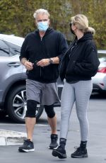 EMMA KROKDAL and Dolph Lundgren Shopping at Pavilions in Malibu 04/06/2021