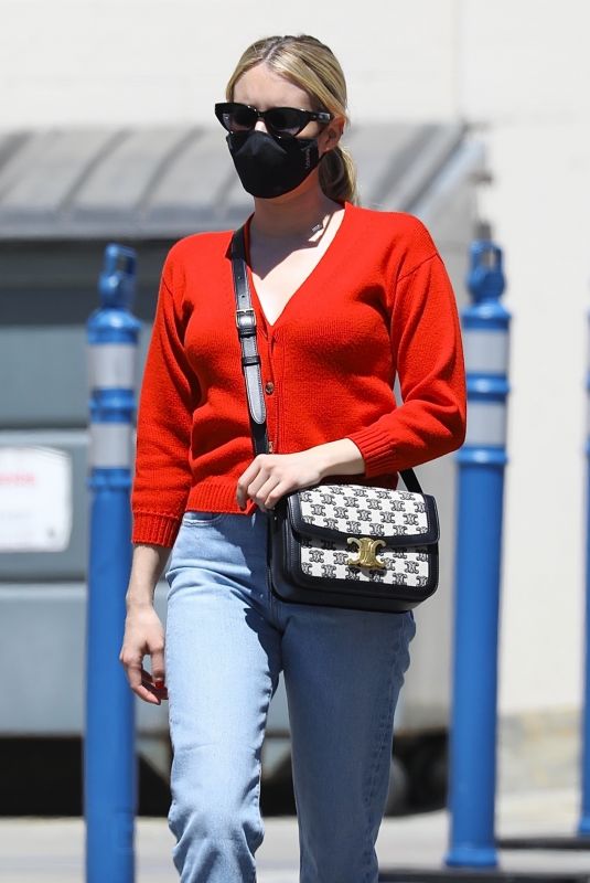 EMMA ROBERTS Out Shopping in Beverly Hills 04/29/2021