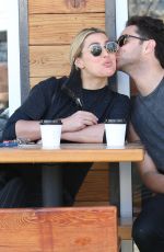 EMMA SLATER and Sasha Farber Out with Their Dogs in Los Angeles 04/02/2021