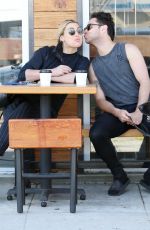 EMMA SLATER and Sasha Farber Out with Their Dogs in Los Angeles 04/02/2021