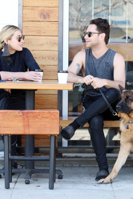 EMMA SLATER and Sasha Farber Out with Their Dogs in Los Angeles 04/02/2021