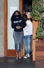 ENIKO PARRISH Leaves Soho House in Malibu 04/16/2021