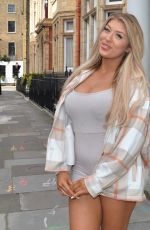 EVE GALE Heading to a Roof-top Party in London 04/18/2021
