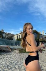 FAITH SCHRODER in Swimsuit at a Beach - Instagram photos 04/11/2021