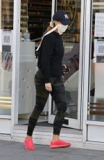 FERNE MCCANN in Tights Leaves a Nail Salon in Essex 04/14/22021