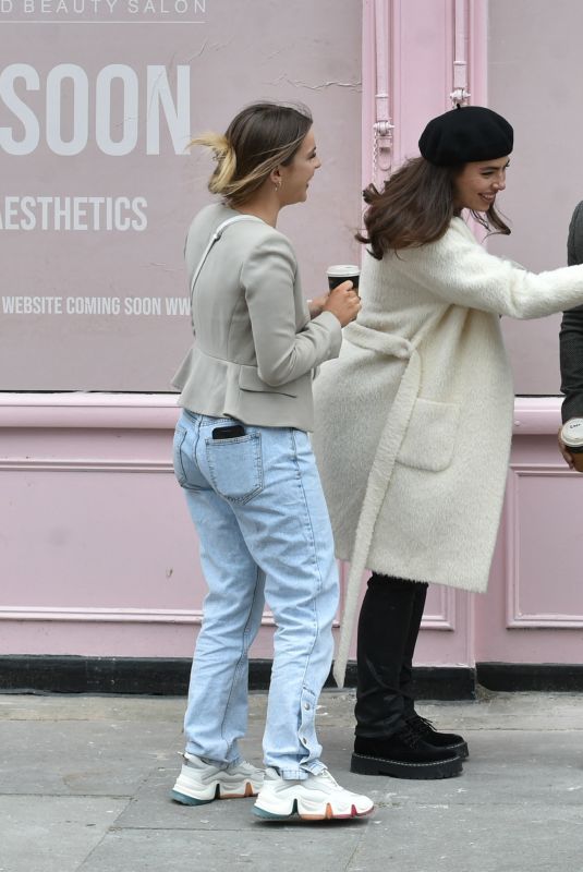 FRANCESCA ALLEN and MARIA WILD at New Beauty Salon Deja Vu in London 04/12/2021