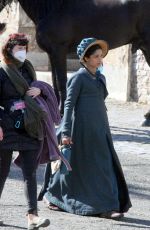 FREIDA PINTO at a Movie Set in Dublin 04/03/2021