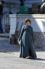 FREIDA PINTO at a Movie Set in Dublin 04/03/2021