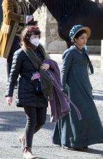 FREIDA PINTO at a Movie Set in Dublin 04/03/2021