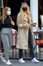 FRIDA AASEN Out for Lunch with a Friend in New York 04/27/2021