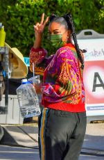 GABRIELLE UNION Leaves Cheaper by the Dozen Set in Los Angeles 04/15/2021