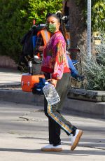 GABRIELLE UNION Leaves Cheaper by the Dozen Set in Los Angeles 04/15/2021