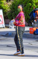 GABRIELLE UNION Leaves Cheaper by the Dozen Set in Los Angeles 04/15/2021