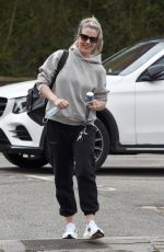 GEMMA ATKINSON Arrives at Hits Radio in Manchester 04/01/2021
