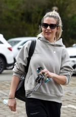 GEMMA ATKINSON Arrives at Hits Radio in Manchester 04/01/2021