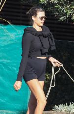 GEORGIA FOWLER Out with her Dog in Bondi 04/20/2021