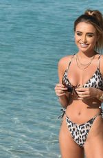 GEORGIA HARRISON in Bikini at a Beach in Dubai 04/22/2021