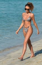 GEORGIA HARRISON in Bikini at a Beach in Dubai 04/22/2021
