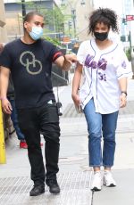 GEORGINA CAMPBELL on the Set of Suspicion in New York 04/28/2021