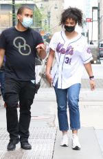 GEORGINA CAMPBELL on the Set of Suspicion in New York 04/28/2021