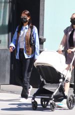 GIGI and BELLA HADID Out in New York 04/08/2021