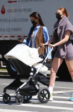 GIGI and BELLA HADID Out in New York 04/08/2021