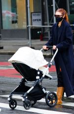 GIGI and BELLA HADIDI Out with Their Father Mohamed in New York 04/11/2021