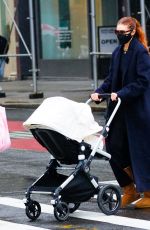 GIGI and BELLA HADIDI Out with Their Father Mohamed in New York 04/11/2021