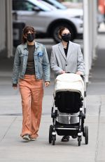 GIGI HADID and HELENA CHRISTENSEN Out in New York 04/13/2021