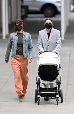 GIGI HADID and HELENA CHRISTENSEN Out in New York 04/13/2021