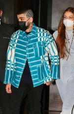 GIGI HADID and Zayn Malik Out on Gigi