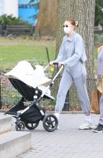 GIGI HADID at Washington Square Park in New York 03/31/2021