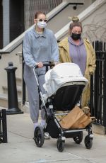 GIGI HADID at Washington Square Park in New York 03/31/2021