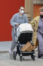 GIGI HADID at Washington Square Park in New York 03/31/2021