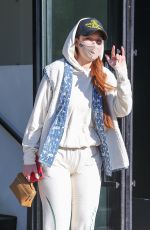 GIGI HADID Leaves Spring Studio in New York 04/26/2021