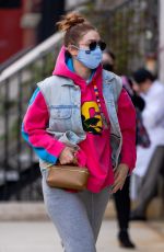 GIGI HADID Out and About in New York 04/20/2021