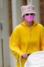 GIGI HADID Out in New York 04/01/2021