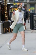 GIGI HADID Out in New York 04/21/2021