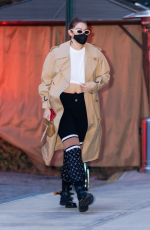 GIGI HADID Out in New York 04/27/2021