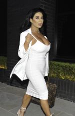 GRACE J TEAL Leaves Dakota Hotel in Manchester 04/16/2021