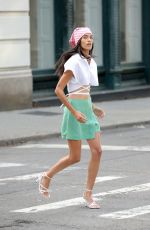 GRACE VALENTINE at a Photoshoot in New York 04/20/2021