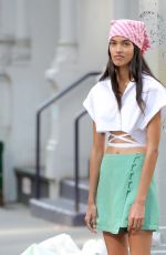 GRACE VALENTINE at a Photoshoot in New York 04/20/2021