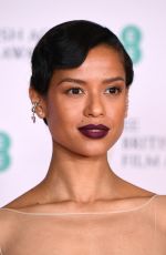 GUGU MBATHA-RAW at EE British Academy Film Awards in London 04/11/2021