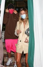 HAILEY and Justin BIEBER at San Vicente Bungalows in West Hollywood 03/31/2021