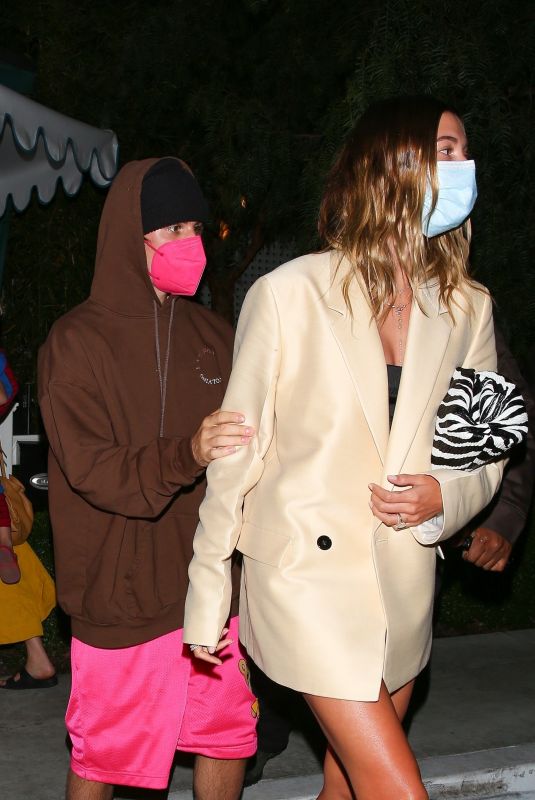 HAILEY and Justin BIEBER at San Vicente Bungalows in West Hollywood 03/31/2021