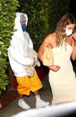 HAILEY and Justin BIEBER Leaves Giorgio Baldi in Los Angeles 04/02/2021
