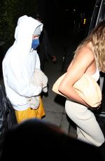 HAILEY and Justin BIEBER Leaves Giorgio Baldi in Los Angeles 04/02/2021