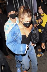 HAILEY and Justin BIEBER Leaves The Nice Guy in Los Angeles 04/08/2021