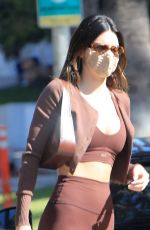 HAILEY BIEBER and KENDALL JENNER at a Workout Session in Los Angeles 04/07/2021
