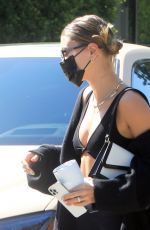 HAILEY BIEBER and KENDALL JENNER at a Workout Session in Los Angeles 04/07/2021